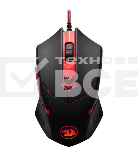 Мышь проводная + коврик Defender Redragon M601BA черный, 3200 dpi, USB, кнопки - 7