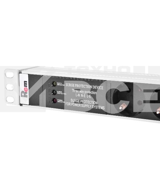 Вертикальный блок розеток Rem-16 с фил. и инд., 25 IEC 60320 C13, алюм., 42-48U, шнур 3 м.