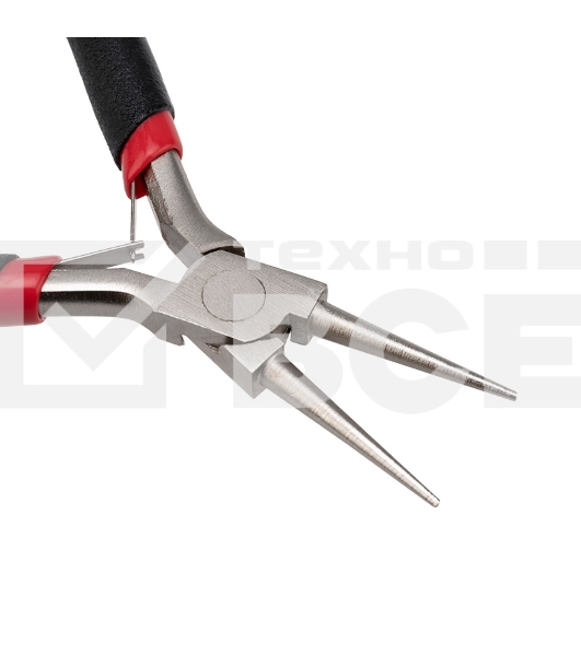 Круглогубцы Rexant Мини 120 мм никелированные, авторазжим, обливные рукоятки