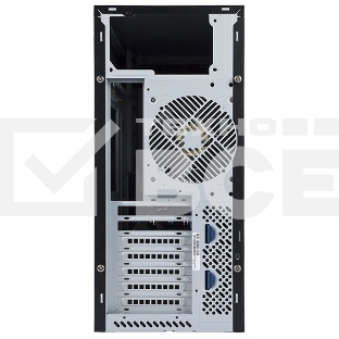 Midi Tower InWin PE689 Black USB3.0*2+A(HD)+fron fan 120mm*1+rear fan 120mm*1+ 2*2SATA+1*1SATA+Intrusion Switch/ holes for SL20” ATX RACKMOUNT*(без блока питания)