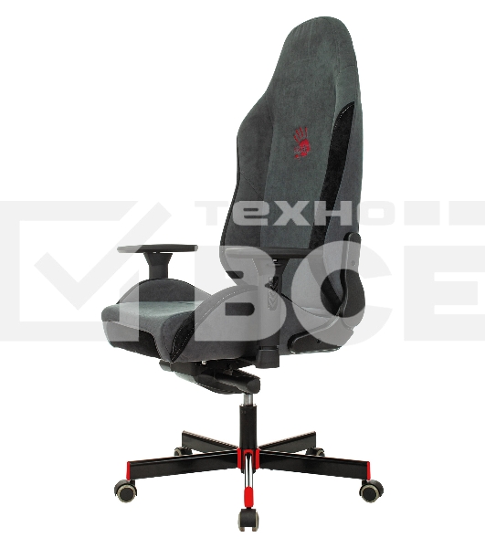 Кресло игровое A4Tech Bloody GC-420 серый, крестовина металл