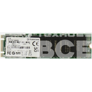 Накопитель SSD Transcend MTS825, 1TB, M.2 2280, SATA 3, R/W 550/500 MB/s