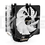 Кулер для процессора ExeGate Dark Magic EE400XL-PWM.ARGB серебристый, 120 мм, алюминий/медь, 2400 об/мин, 37 дБ, 4 pin, 125 Вт, 155 мм, фото 1