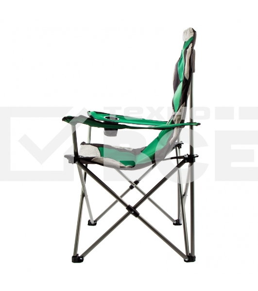 Кресло складное с подлокотниками и подстаканником 60x60x110/92 см, Camping  Palisad