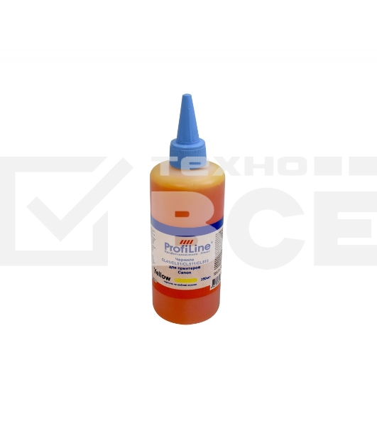 Чернила PL-CL 41/CL 51/CL 513 для принтеров Canon Pixma MP450/PM170/PM150/iP6220D/iP6210D/iP2200/iP1600/iP1800 Yellow 250 мл ProfiLine
