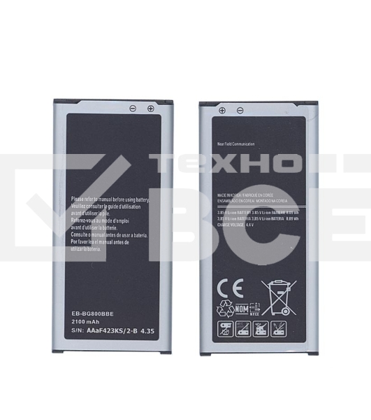 Аккумуляторная батарея BG-BG800BBE для Samsung Galaxy S5 Mini SM-G800F/SM-G800H/SM-G800Y
