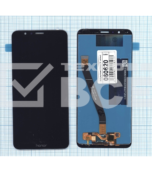 Дисплей для Huawei Honor 7X черный