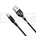 Кабель HOCO USB X25 Soarer для Micro USB, 2А, длина 1м, черный, фото2
