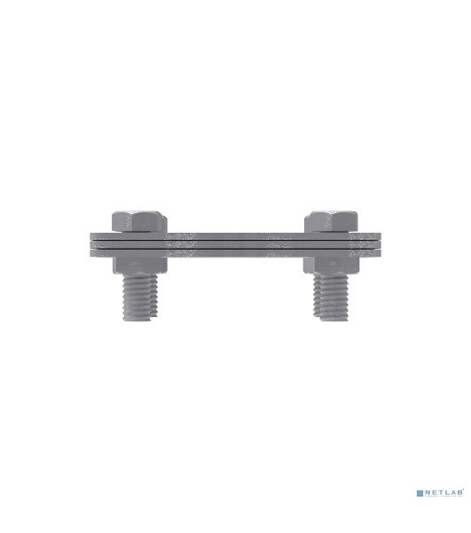 Соединитель полоса-полоса 25-40мм с разделит. пластиной 100х100мм ДКС NG3106