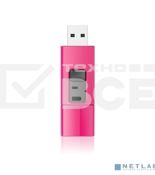 Флеш диск 64Gb Silicon Power Blaze B05, USB 3.0, Розовый
