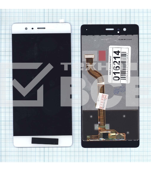 Дисплей для Huawei P9, белый