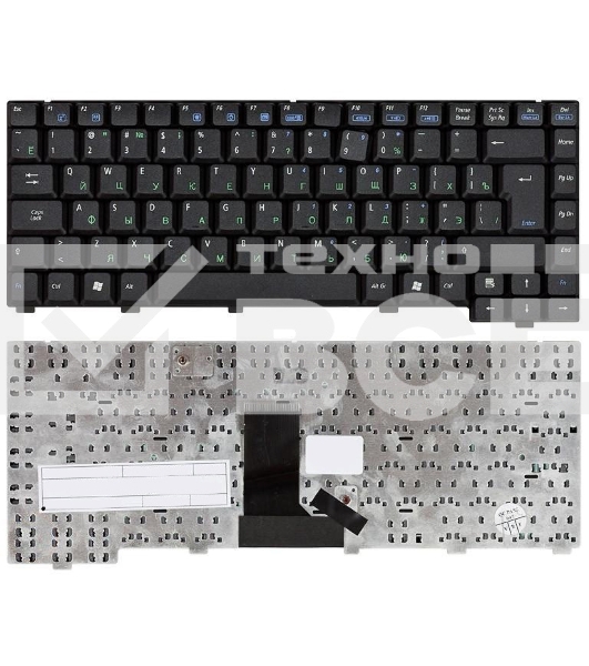 Клавиатура для ноутбука Asus A6R A6 A6M A6Rp A6T A6TC черная