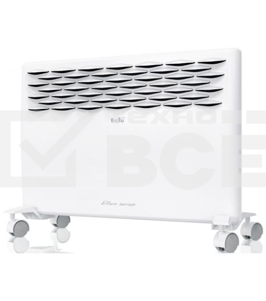 Конвектор Ballu Ettore BEC/ETER-1500 белый, 1500 Вт, 20 м2, термостат, дисплей