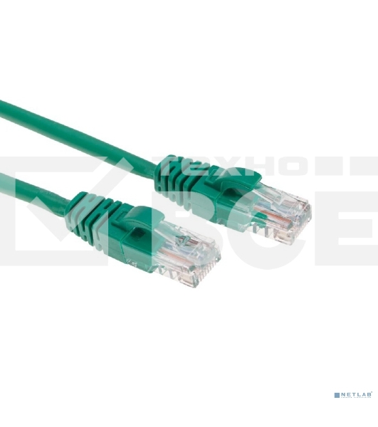 Патч-корд U/UTP REXANT категория 6, RJ45-RJ45, неэкранированный, 26AWG, LSZH, зеленый, 2 м