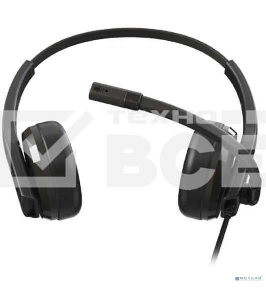 Гарнитура проводная с микрофоном Creative HS-230 черный 2м накладные оголовье (51EF1110AA000)