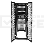 Шкаф серверный ПРОФ напольный 48U (600x1000) дверь перфор., задние двойные перфор., черный, в сборе (ШТК-СП-48.6.10-48АА-9005) (1 коробка), фото10