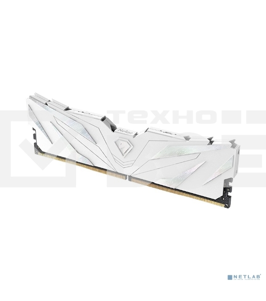Оперативная память NETAC, DDR5, 16Gb (1x16Gb), 4800MHz, CL40, DIMM, с радиаторами, белый