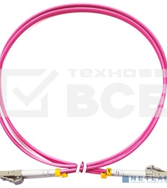 Шнур оптический Cabeus FOP-50-OM4-LC-LC-1,5m duplex LC-LC 50/125 мм OM4 1,5м LSZH