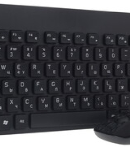 Комплект клавиатура+мышь Smartbuy 220349AG беспроводной, USB, 1600 DPI, чёрный
