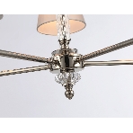 Люстра Ambrella light LH71001/5 BN/WH никель/белый E14*5 max 40W D670*1130, фото4