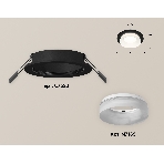 Комплект встраиваемого светильника Ambrella light XC7622044 SBK/FR черный песок/белый матовый MR16 GU5.3 (C7622, N7165), фото 1