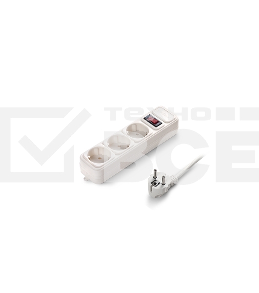 Сетевой фильтр ExeGate EX221184RUS SP-3-5W (3 розетки, 5м, евровилка, белый)