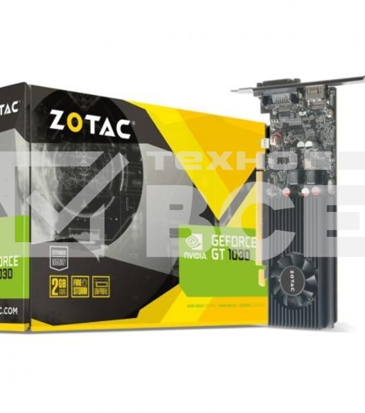 Видеокарта Zotac GT 1030 2GB GDDR5 ,64bit, HDCP, HDMI/DVD-D, ZT-P10300A-10L, RTL {20}
