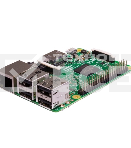 Модуль Raspberry Pi 3 Model B OEM, 1GB RAM, Quad Core 1.2GHz Broadcom BCM2837 64bit CPU, WiFi, Bluetooth, 40-pin extended GPIO, 4x USB 2.0, HDMI, CSI camera port, DSI display port, Micro SD port (896-8660) , RTL 96
