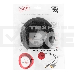 Кабель HDMI-DVI Cablexpert CC-HDMI-DVI-7.5MC, 19M/19M, single link, медь, позол.разъемы, экран, 7.5м, черный, пакет, фото6