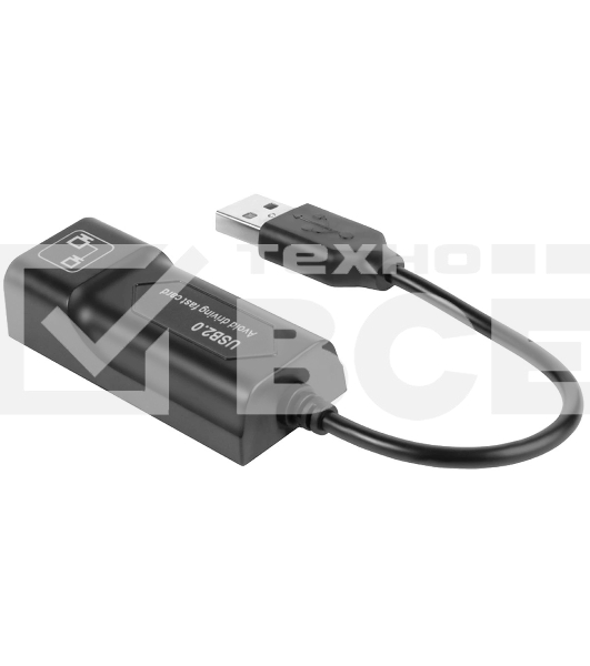 Переходник Greenconnect Адаптер USB 2.0 -> Ethernet RJ-45, USB 2.0 -> Ethernet RJ-45 [GCR-LNU202] 