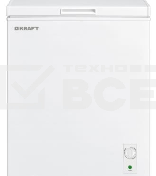 Морозильный ларь Kraft BD(W)-152QX, белый, 155л