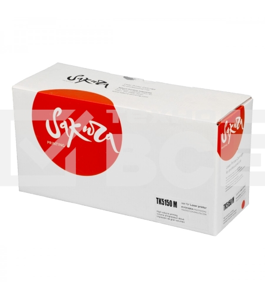 Картридж Sakura TK5150M для Kyocera Mita ECOSYS P6035cdn/ M6035cidn/ M6535cidn, пурпурный, 10 000 к.