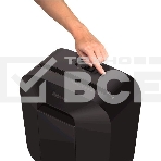 Шредер Fellowes PowerShred LX25 черный (секр.P-4)/перекрестный/6лист./11.5лтр./скрепки/скобы/пл.карты, фото12