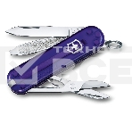 Нож перочинный Victorinox Classic Persian Indigo (0.6223.T29G) 58мм 7 функций карт.коробка, фото 1