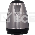 Чайник электрический Hyundai HYK-S1030 1.7л. 2200Вт серебристый матовый/черный (корпус: металл), фото3