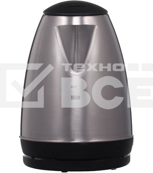 Чайник электрический Hyundai HYK-S1030 1.7л. 2200Вт серебристый матовый/черный (корпус: металл)