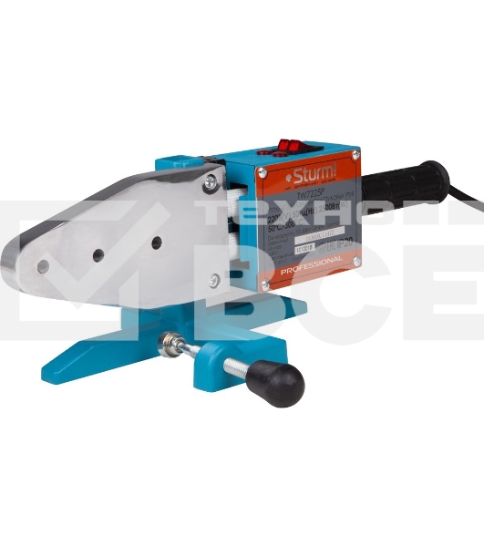 Аппарат для сварки пласт. труб Sturm TW7225P 2500 Вт, 6 насадок 20-63мм, кейс металл. [TW7225P]
