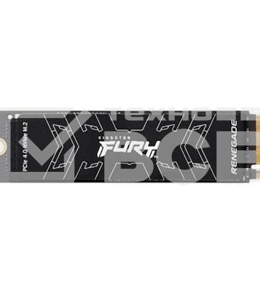 Накопитель SSD Kingston Fury Renegade SFYRD/2000G, 2 ТБ, M.2 2280, PCIe 4.0 x4, NVMe, R/W 7300/7000, с радиатором