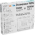 Прожектор уличный Gauss Elementary светодиодный 100Вт корп.алюм.черный, фото 1