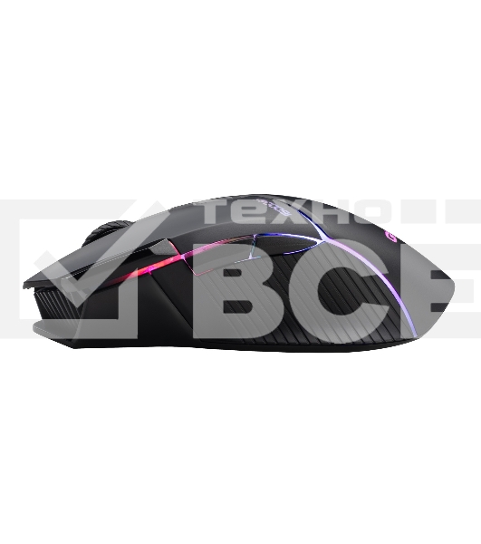 Мышь GMNG XM001 черный оптическая (16000dpi) беспроводная USB/USB-C (7but)