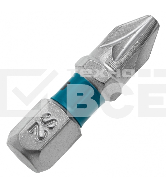 Набор бит GROSS РZ2x25, сталь S2, 10шт 11340