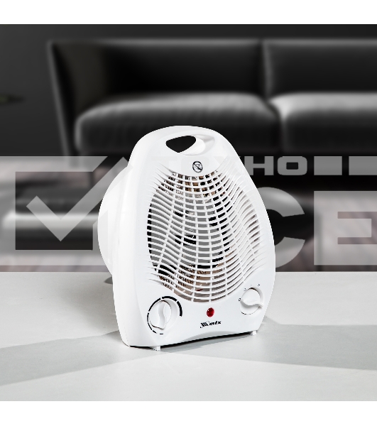 Тепловентилятор MTX FHS-2000, белый, 1000/2000 Вт, 25 м2, термостат