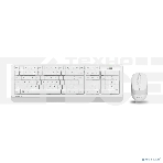 Клавиатура + мышь A4 Fstyler FG1010 клав:белый/серый мышь:белый/серый USB беспроводная Multimedia, фото2