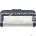 Флеш диск Sandisk 64Gb Ultra Dual SDDDC2-064G-G46 USB3.0 серый/узор, фото2