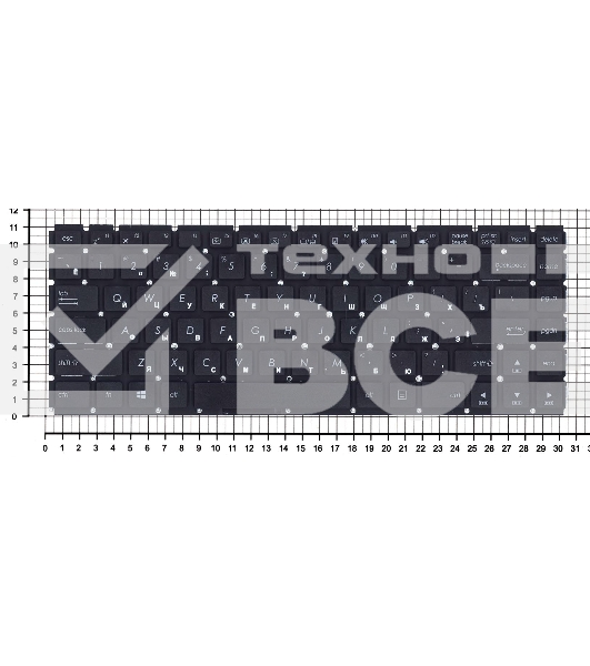 Клавиатура для ноутбука Asus Vivobook E403 E403SA E403NA черная