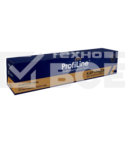 Картридж лазерный PL-W9102MC для принтеров HP Color LaserJet E77422/E77428 Yellow 20000 копий ProfiLine