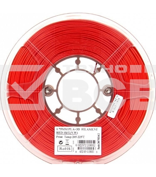 Пластик для принтера 3D Esun PLA+175R1 PLA d1.75мм 1кг 1цв. красный