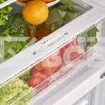 Холодильник Maunfeld MFF185NFW10 белый двухкамерный инвертор 240/100л морозилка снизу, No Frost, фото9