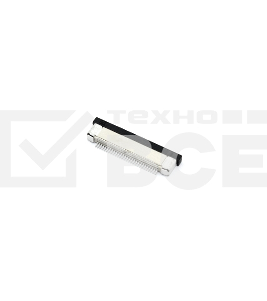 Разъем FPC  Half Coverage Bottom Contact 0.5K-BX-28PWB 28 pin высота 2мм шаг 0,5мм