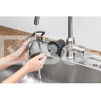 Встраиваемая посудомоечная машина ELECTROLUX EEG63400L/Встраиваемая узкая посудомоечная машина, загрузка на 10 комплектов посуды, сенсорное управление, 8 программ, 44.6x55x82 см, черный, сушка: стандартная (конденсация), индикация на полу: проекция дисплея, фото5